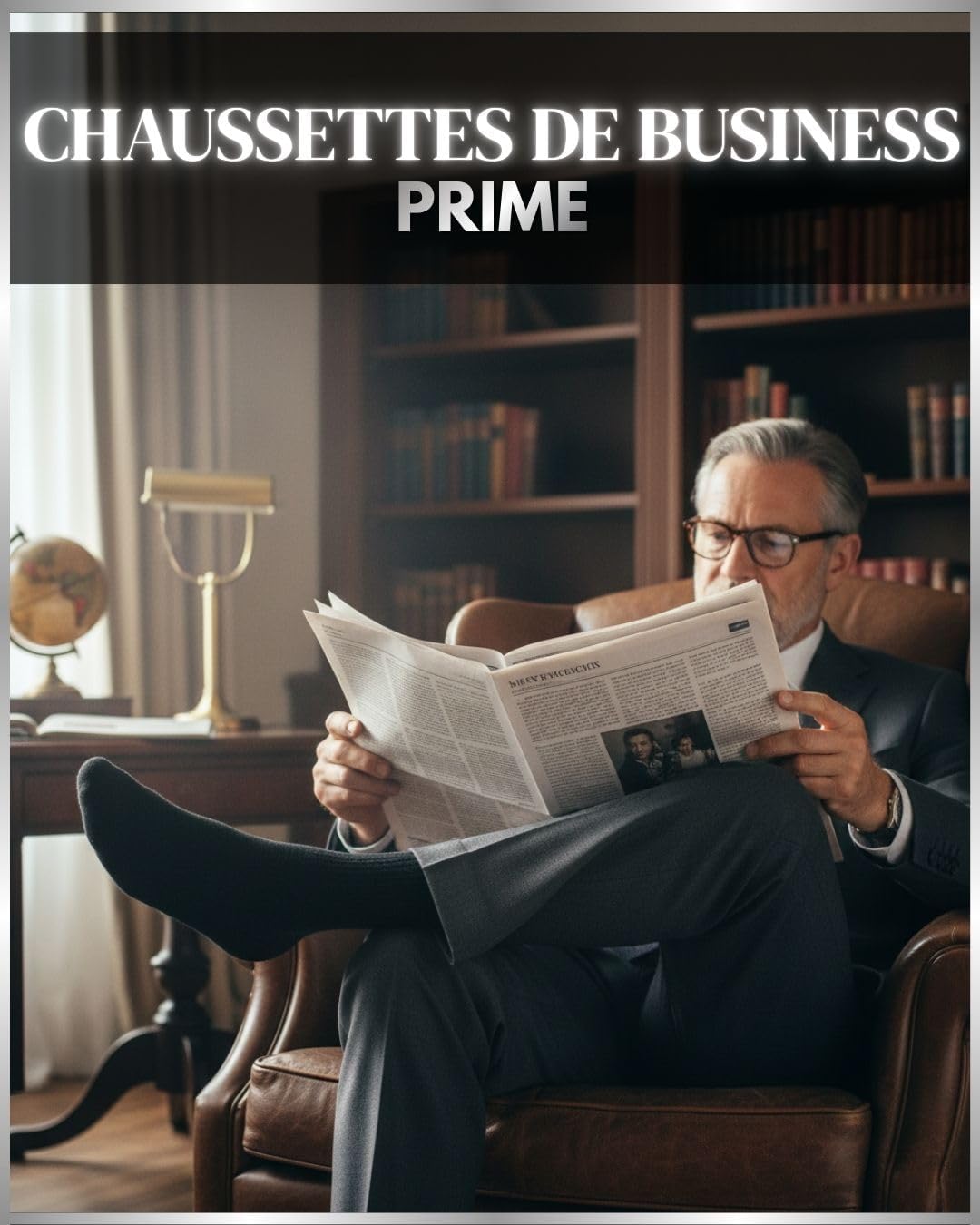 Executive Seamless Cotton Business Socks