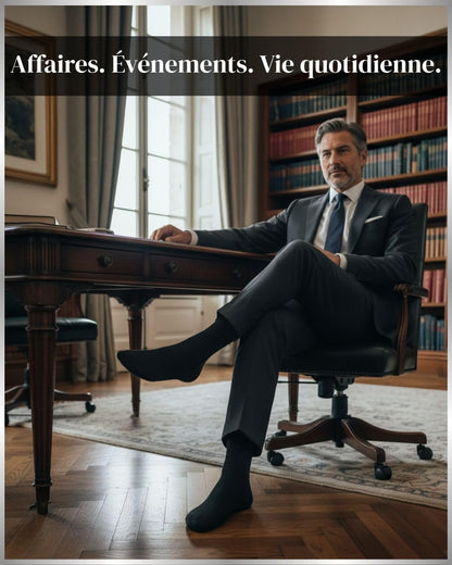 Executive Seamless Cotton Business Socks
