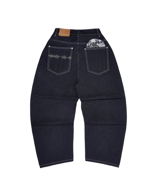 DISC RAW DENIM JEANS [14OZ]
