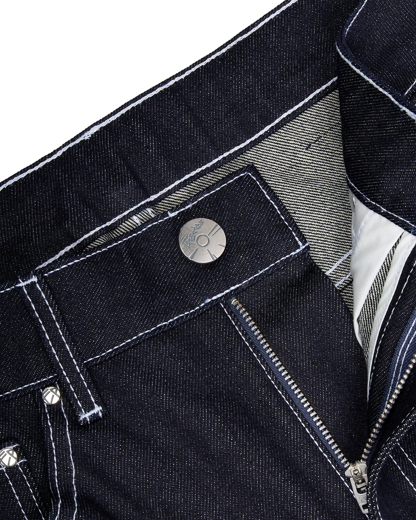 DISC RAW DENIM JEANS [14OZ]
