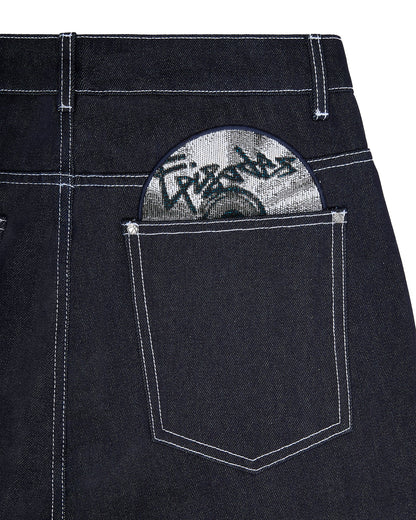 DISC RAW DENIM JEANS [14OZ]